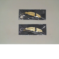 Set of 2 Gold Wing Keychain