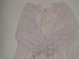 Women's white long dress Size L