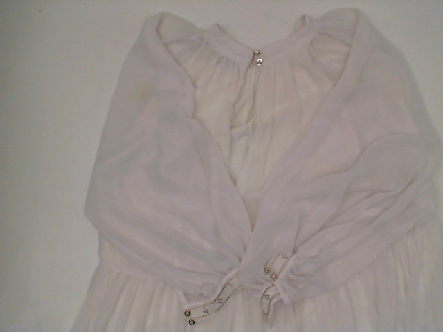 Women's white long dress Size L Women's white long dress Size L