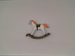 White acrylic horse 