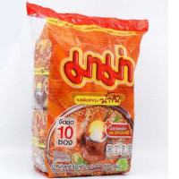 Mama noodles, Tom Yum Kung flavor, thick soup, pack of 10 