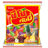 Set of 2 Peepo-Gummy, jelly gelatin cup-shaped candy, mixed with 10% fruit juice, 35 g.