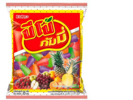 Set of 2 Peepo-Gummy, jelly gelatin cup-shaped candy, mixed with 10% fruit juice, 35 g.
