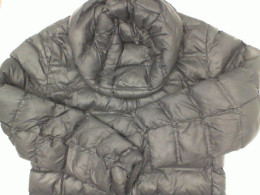 Black down jacket with hood Black down jacket with hood