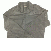 Men's long-sleeved shirt, black and gray  Size LX