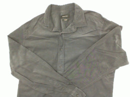 Men's long-sleeved shirt, black and gray  Size LX