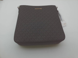 Michael Kors Jet Set Large  Bag Crossbody Black MK Signature