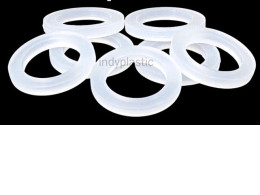 Set of 12 Silicone gasket / silicone rubber ring 
