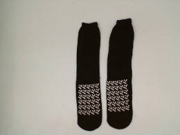 Men's black long socks 