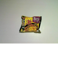 Noodles with hot chili pepper and cheese flavor