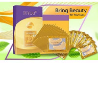 30Packs 24K Gold Gel Crystal Collagen Eye Pads, Under Eye Mask for Moisturizing, Fine Lines, Dark Circles& Puffy Eyes Under Eye Patches