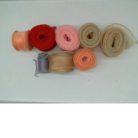Set of 8 Fabric ribbon for decorating cake boxes
