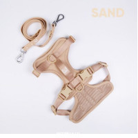 Chest harness set with leash, large dog leash