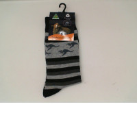Black and gray ankle socks 