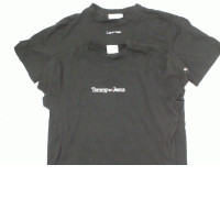 Set of 2 Women's black round neck t-shirt 