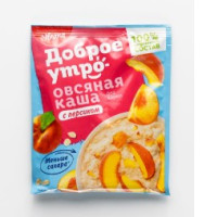 Set of 20 packages of instant porridge: UVELKA Good morning oatmeal with peach