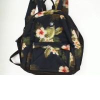 Black patterned backpack 