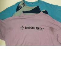 Set of 2 Blue round neck t-shirt