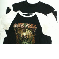 Set of 2 Black long-sleeved round neck shirt with white sleeves Set of 2 Black long-sleeved round neck shirt with white sleeves