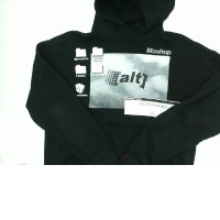 Black hooded sweatshirt 