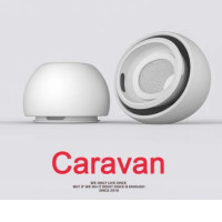Set of 2 Caravan Crew for Air pods Pro Buds Replacement white silicone for Air pods Pro eartips Airpods Pro