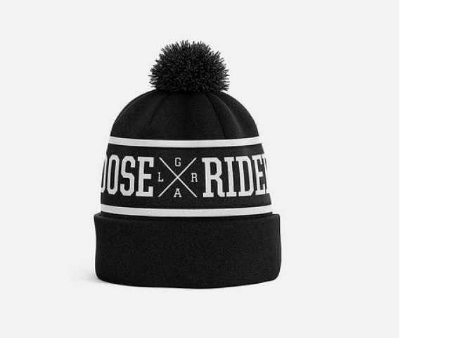 Pom Beanie black from Loose Riders Pom Beanie black from Loose Riders