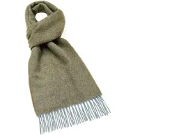 Plain Lovat 100% Merino Wool Scarf 
