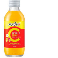 Double C 200% Vitamin C Drink, Passion Fruit and Orange Flavor, 160 ml.