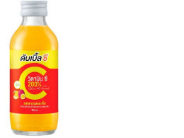 Double C 200% Vitamin C Drink, Passion Fruit and Orange Flavor, 160 ml.