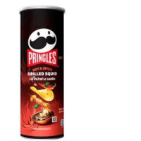 Pringles Potato Crisps, Spicy Grilled Squid Flavor 