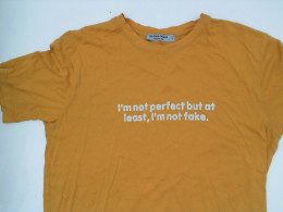 Orange and yellow round neck t-shirt Size L Orange and yellow round neck t-shirt Size L