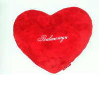 Red heart shaped pillow 