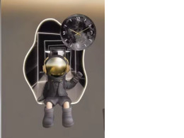 Wall clock with an astronaut