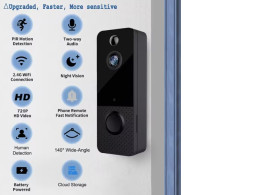 USED Smart Video Camera Wifi Wireless Aiwit APP Doorbell Intercom PIR Waterproof Cloud AI Human Detection