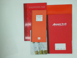 Set of 5 Income and expense record book 