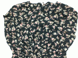 Black floral long dress Black floral long dress