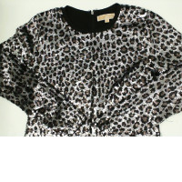 Women's Black Leopard Print Long Dress 