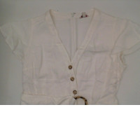 Long white dress Size  L