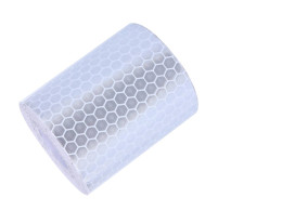Set of 4 White honeycomb reflective sticker Set of 4 White honeycomb reflective sticker