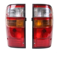 Tail lights for Toyota Hilux Tiger D4D year 2002 - 2004 (pair), Diamond brand, Toyota Hilux Tiger, with terminals and bulbs. Tail lights for Toyota Hilux Tiger D4D year 2002 - 2004 (pair), Diamond brand, Toyota Hilux Tiger, with terminals and bulbs.