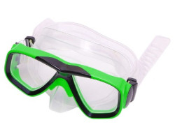 Green swimming mask
