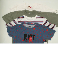 Set of 4  Children's round neck t-shirt 