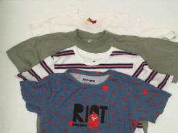 Set of 4  Children's round neck t-shirt 