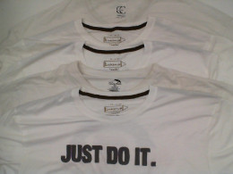 Set of 5 Men's white round neck t-shirt Size 3XL