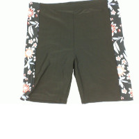 Men's black shorts swimming trunks 