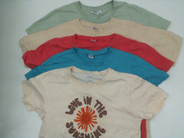 Set of 5 Children's round neck t-shirt