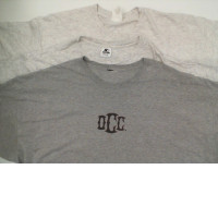 Set of 3 Men's grey round neck t-shirt Size XXL