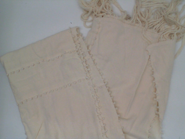 White scarf White scarf