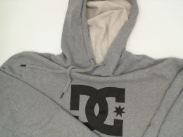 Gray hooded sweatshirt