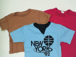 Set of 3 Children's round neck t-shirt